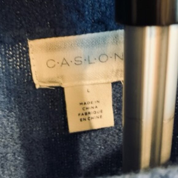 CASLON  BLue Crew Neck  Sweater - Picture 5 of 6